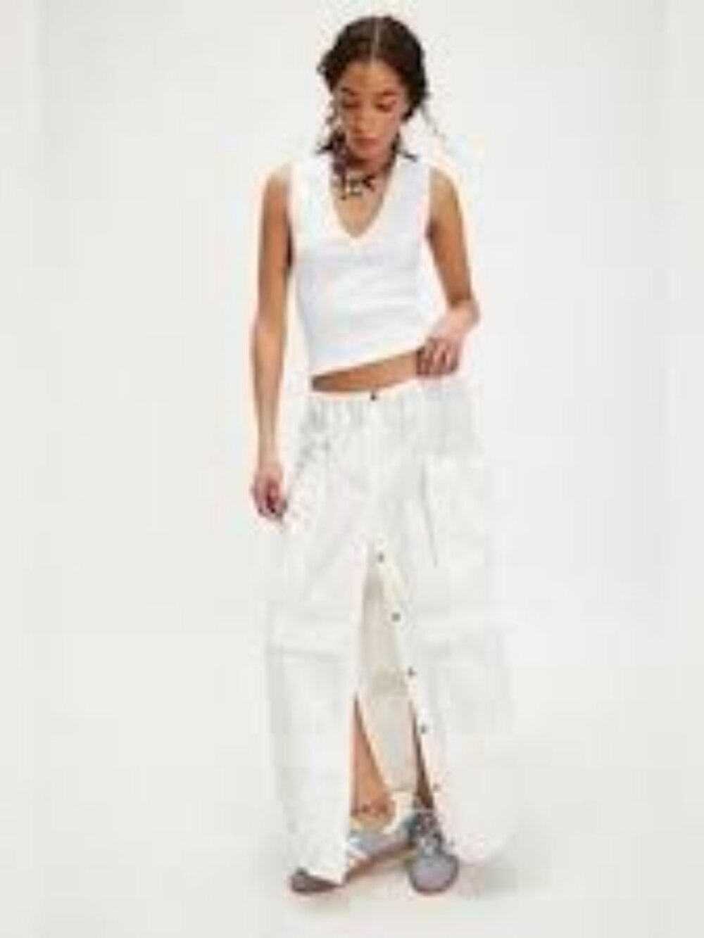 34 - NWT FREE PEOPLE ELOISE MAXI SKIRT - Picture 5 of 10